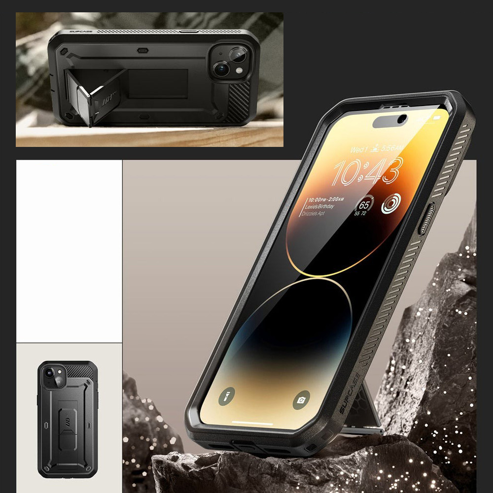 Etui pancerne Supcase Unicorn Beetle Pro do iPhone 15, czarne